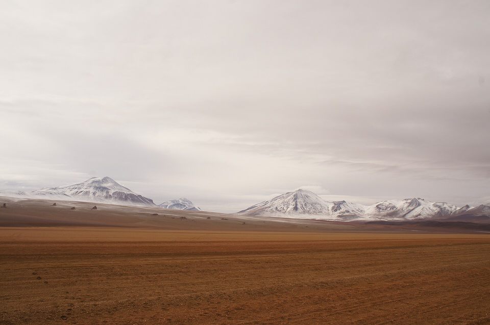 Open landscape near Salar de Uyuni in Bolivia