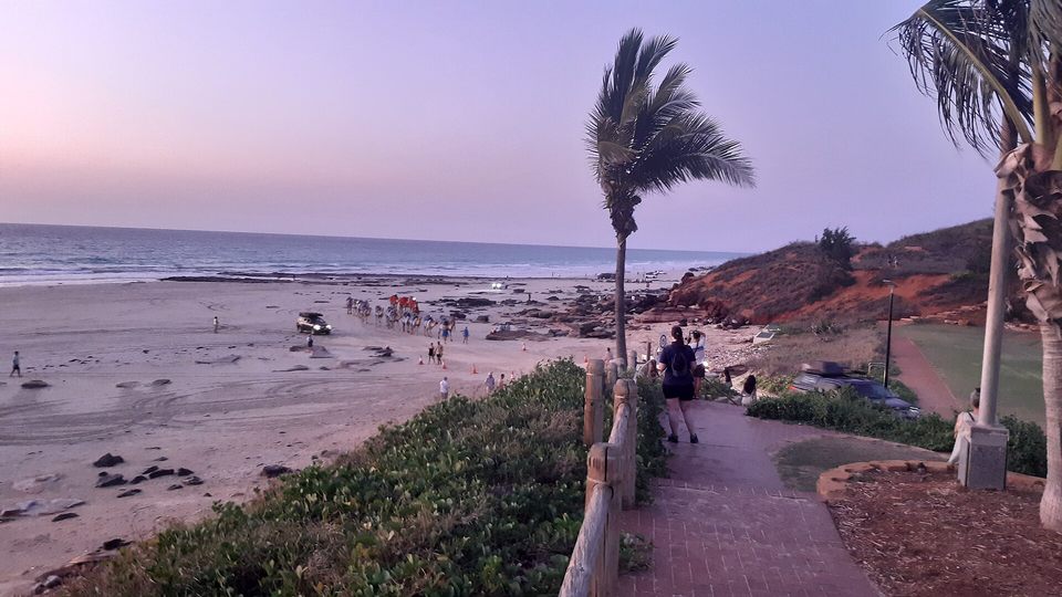 Dusk along Cable Beach in Broome, Western Australia