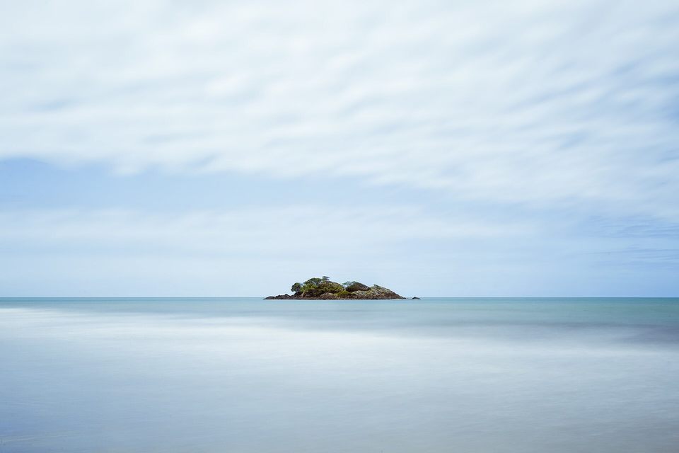 Calm coastal water near Cape Tribulation, Queensland, Australia